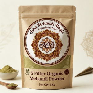 5 filter organic mehandi power (1 kg. )